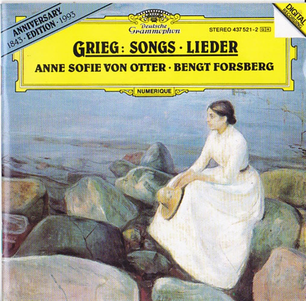 【中古】Grieg: Songs -Haugtussa Song Cycle Op.67, Sechs Lieder Op.48（帯無し）