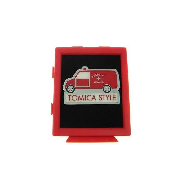 トミカスタイル ピンズ アート アンビュランス TOMICA STYLE PINS ART ambulance バッジ badge｜metacyverse