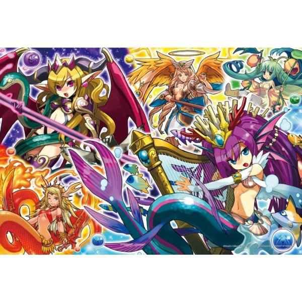 Yahoo! Yahoo!ショッピング(ヤフー ショッピング)300ピース ジグソーパズル PUZZLE&DRAGONS 五色の姫たち （26x38cm）