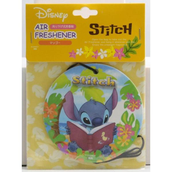 ディズニー  吊り下げ式芳香剤　AIR FRESHENER Stitch（マンゴー）