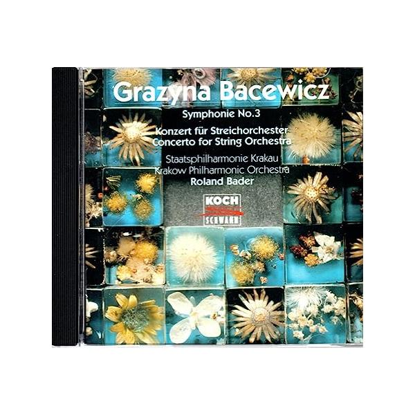 【新品】String Concerto / Symphony 3 / Bacewicz, Grazyna, Bader