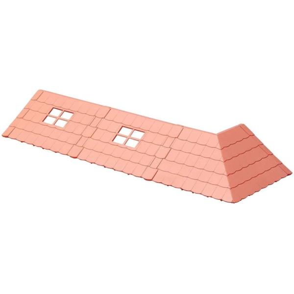 ハコルーム くまのがっこう ベースパーツ 赤い屋根キット 色分け済みプラモデル