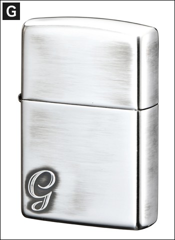 Zippo ジッポー アルファベット イニシャル The alphabet L