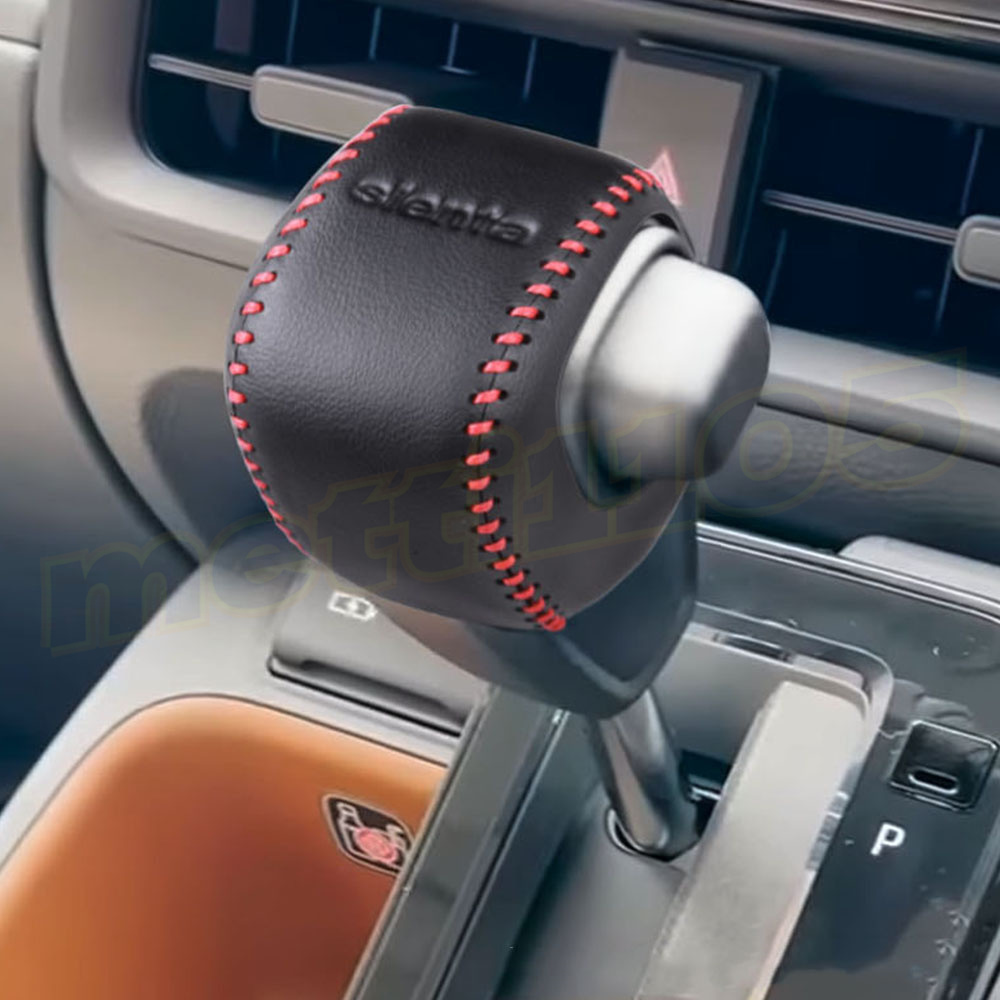 トヨタ 新型シエンタ 10系 パーツ 専用 本革シフトノブカバー
