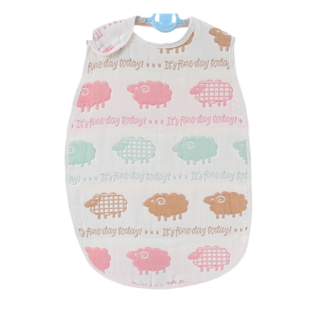 スリーパー 6重ガーゼ 赤ちゃん 寝冷え防止 綿100% コットン 出産祝い 新生児 出産準備 お昼寝 通年 パジャマ キッズ 春 夏 秋 冬 ベビースリーパー | ブランド登録なし | 04