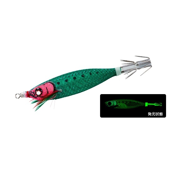 Duel A1709 Squid Jig EZ-Bait 3.1 inches (80 mm), 0.2 oz (5 g), Squid Metal  Dropper