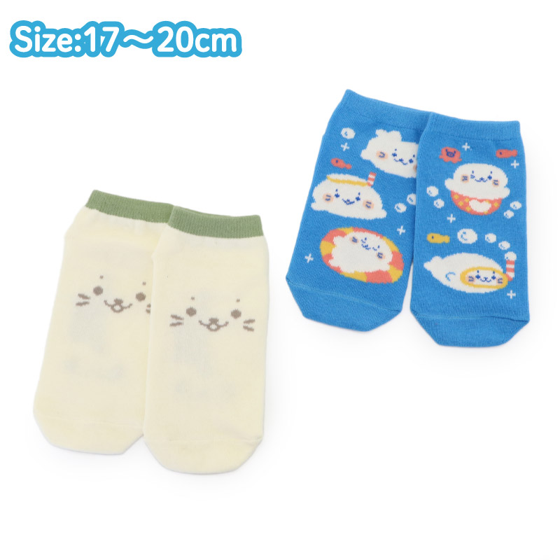 Mother garden スニーカー丈ソックス 2足セット しろたん 13