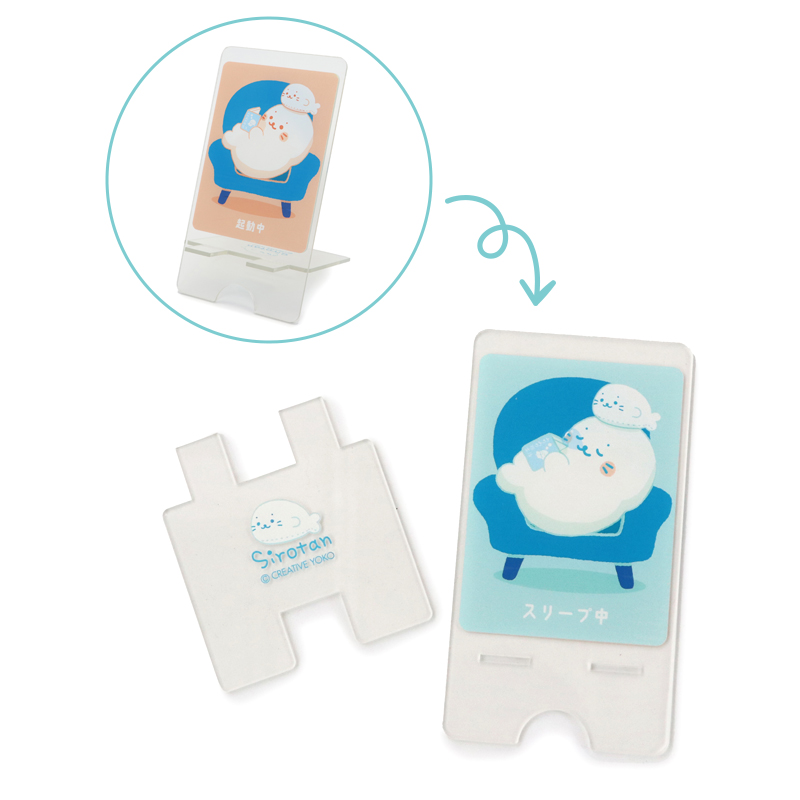 Mother garden（マザーガーデン） アクリル スマホスタンド しろたん