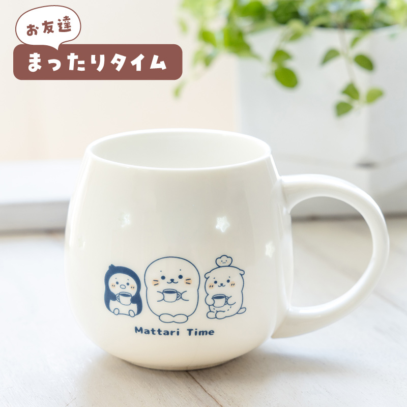 Mother garden（マザーガーデン） しろたん 蛍焼きマグカップ 450mL