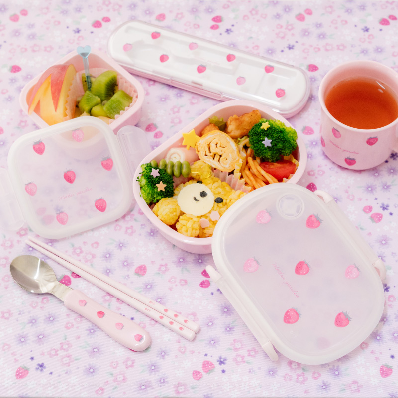 Mother garden（マザーガーデン） 野いちご ランチ2点セット レトロ