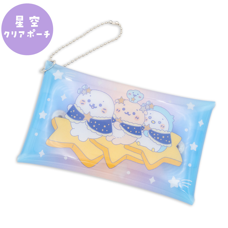 Mother garden（マザーガーデン） しろたん クリアポーチ 〔単品〕 猫