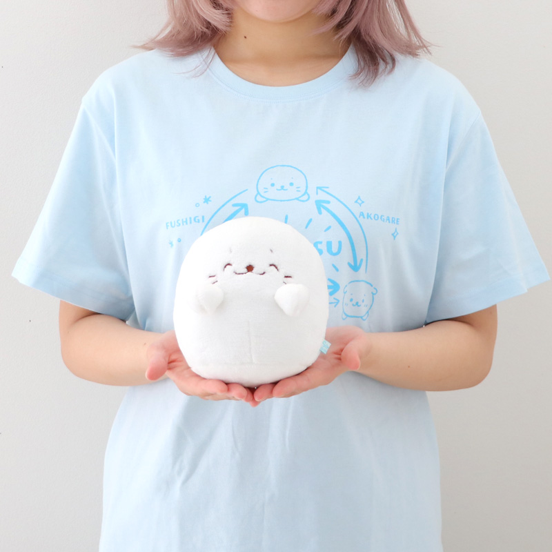 Mother garden しろたん おばけ マスコット 14cm ノーマル にっこり