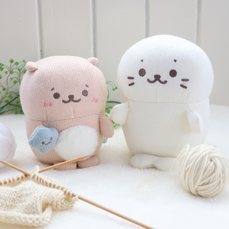 しろたん らっこいぬ 森のきゅ〜日 お座り ぬいぐるみ マザーガーデン しろたん らっこいぬ 森のきゅ～日 お座り ぬいぐるみ 27cm / Mother