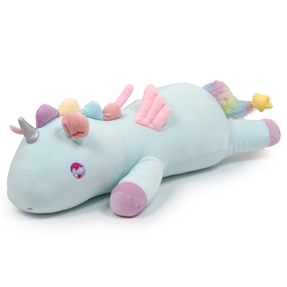 【ゆめかわ】ユニコーン 100cm 特大 ぬいぐるみ ブルー 希少 ゆめかわいいユニコーンのぬいぐるみが登場☆｜トピックス｜株式会社