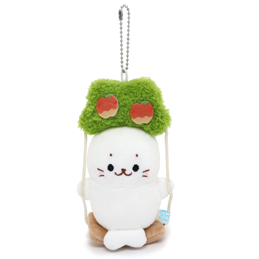 しろたんフレンズキーホルダー らっこいぬ ぬいぐるみ