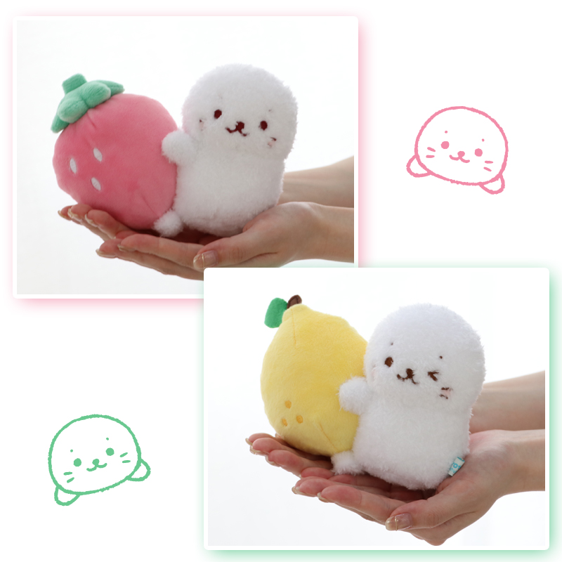 Mother garden しろたん ぎゅっと香りのマスコット 単品 いちご