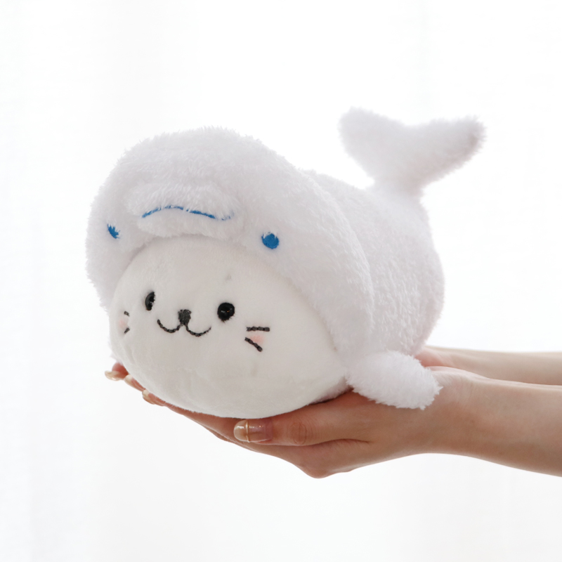 ＃白くてかわいいもの Mother garden しろたん 氷の国の動物マスコット 単品 シロクマ