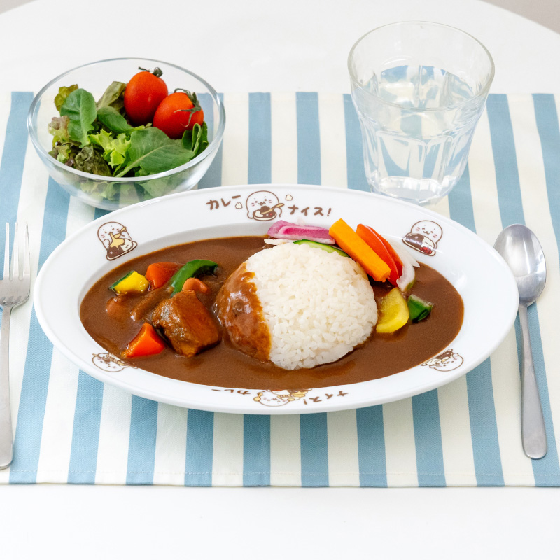 Mother garden（マザーガーデン） しろたん ナイスなカレー皿 日本製