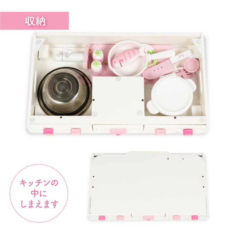 Mother garden おままごと キッチン 木製 おままごとセット