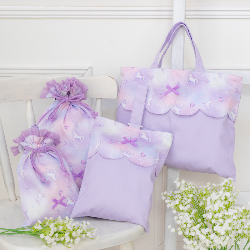 Mother garden（マザーガーデン） ユニコーン 巾着 Sサイズ 〔ぷっくり