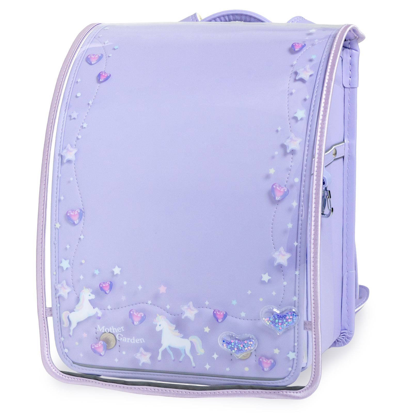Mother garden（マザーガーデン） ランドセルカバー 女の子 透明 反射