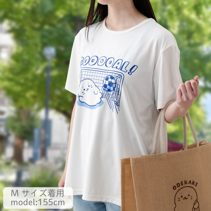 Mother garden（マザーガーデン） しろたん Tシャツ 半袖 ゴール柄