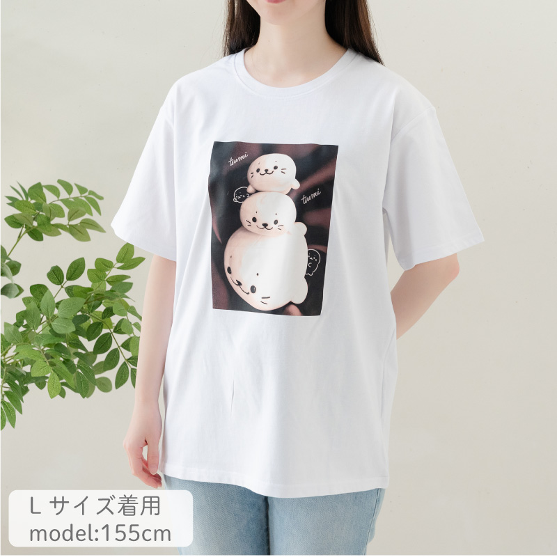 Mother garden（マザーガーデン） しろたん Tシャツ 半袖 レディース