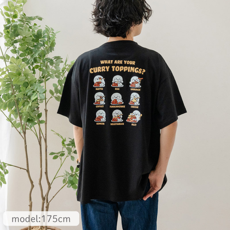 Mother garden（マザーガーデン） しろたん BigTシャツ カレーナイス