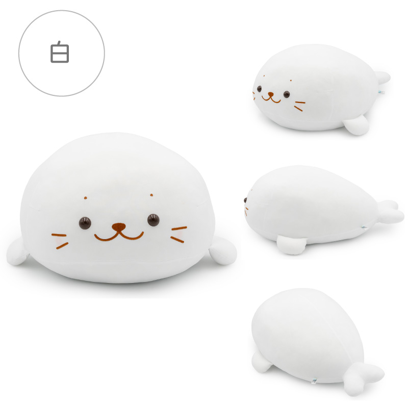 Mother garden（マザーガーデン） しろたん クール抱き枕 55cm 単品 白