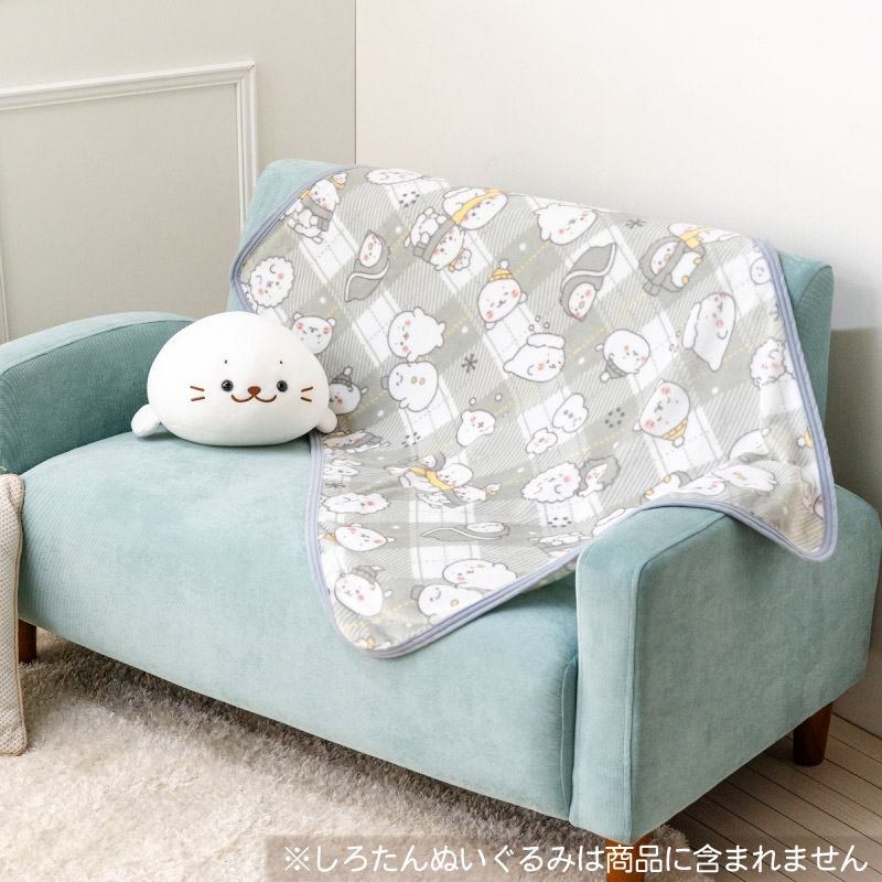 Mother garden（マザーガーデン） しろたん お友達柄 ひざ掛け 70