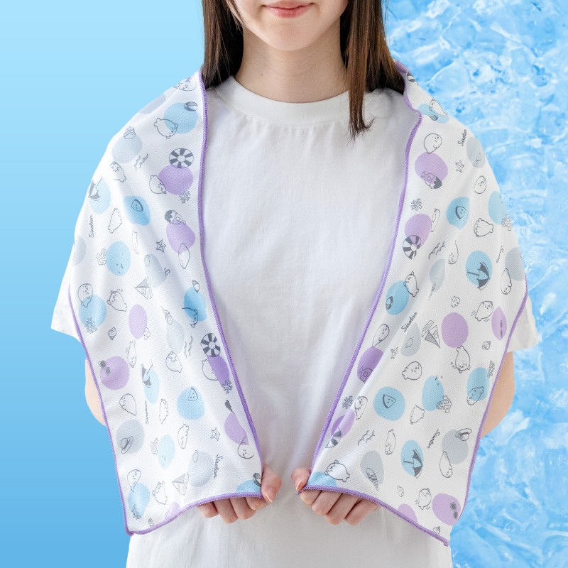 Mother garden（マザーガーデン） しろたん クールタオル 単品 雲で