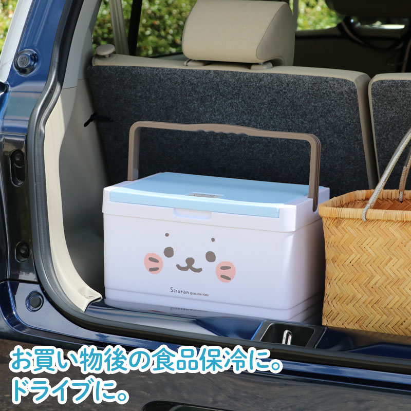 Mother garden セールSALE クーラーボックス 10L しろたん 顔