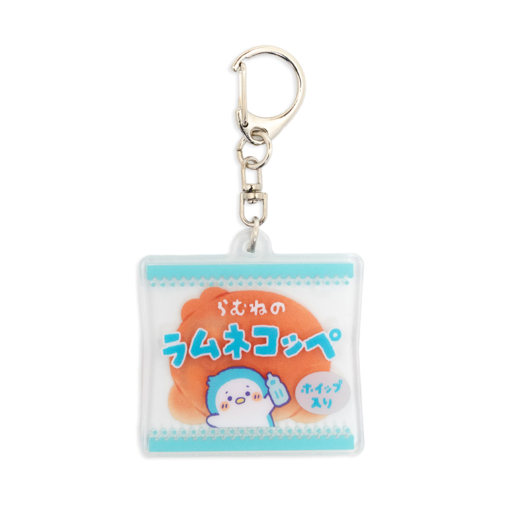 しろたん ダジャレ アクリルキーホルダー 単品 / Mother garden
