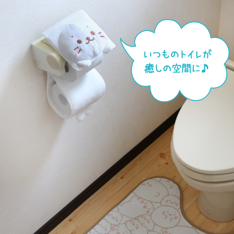 Mother garden トイレットペーパーホルダー しろたん トイレット