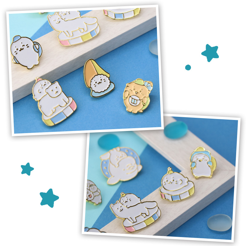 Mother garden しろたん フロッキーピンズコレクション 10個全部