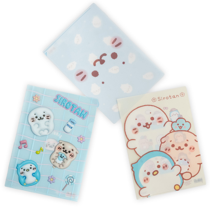 Mother garden（マザーガーデン） しろたん A4クリアファイル 3点