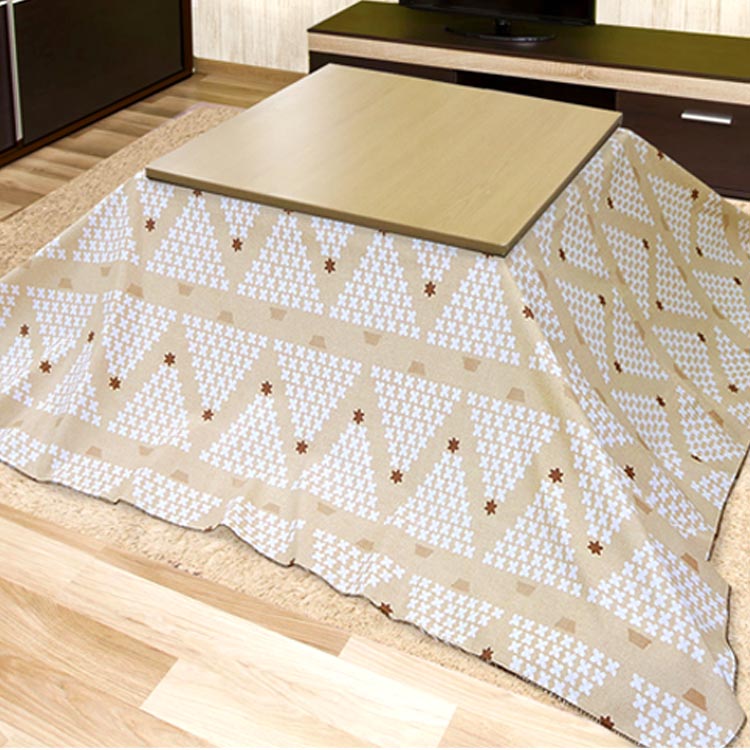 明和グラビア こたつ布団カバー 長方形 正方形 こたつ上掛け 防水