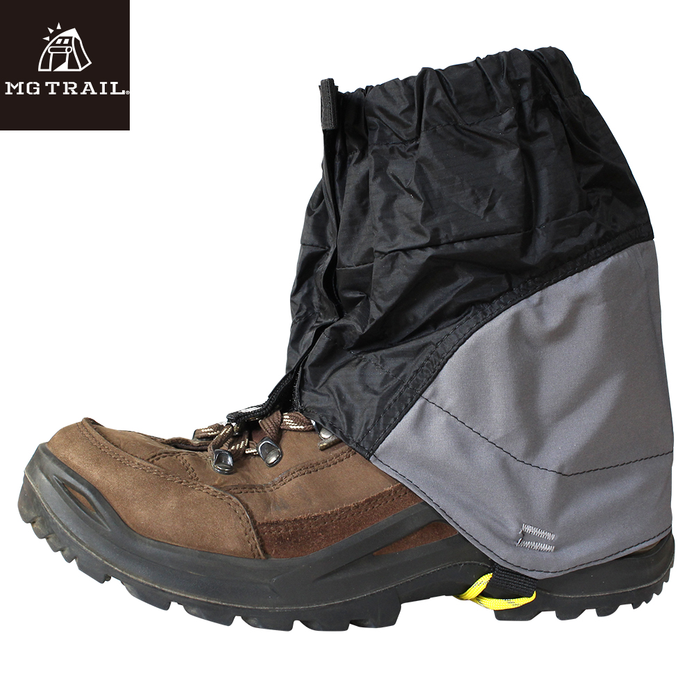 ショート ゲイター スパッツ 登山 ブーツ トレッキング レッグカバー 登山行での露や泥はね、またブーツへの異物侵入を防ぎます 携帯に便利な収納袋付き｜mgriders｜02