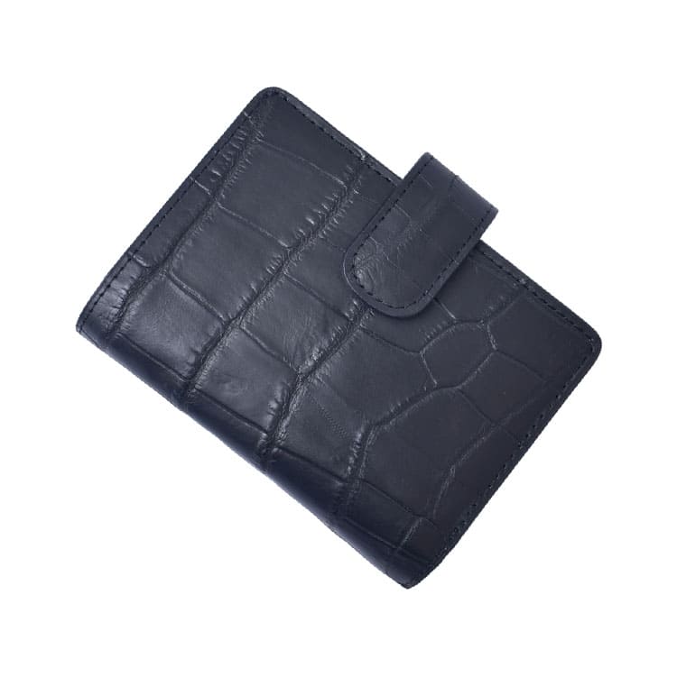 折り財布 クロコダイル 本革 レディース メンズ ワニ革 本物 折りたたみ コンパクト 小さめ ミニ財布 手帳型 鰐革 小銭入れ グリーン 上品 ギフト |  | 03