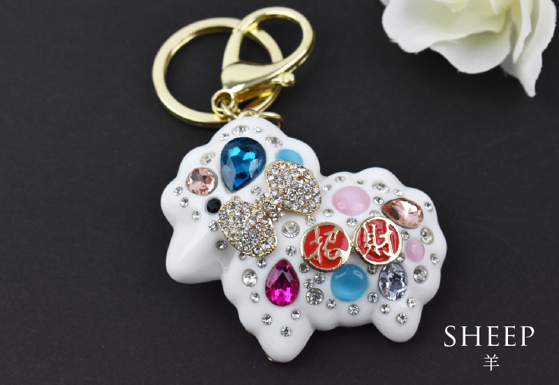 MGSABLE キーホルダー バッグ チャーム ゴールド パーツ