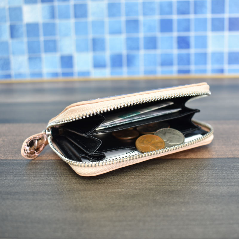 MGSABLE コインケース パイソン ヘビ革 レディース 本革 小銭