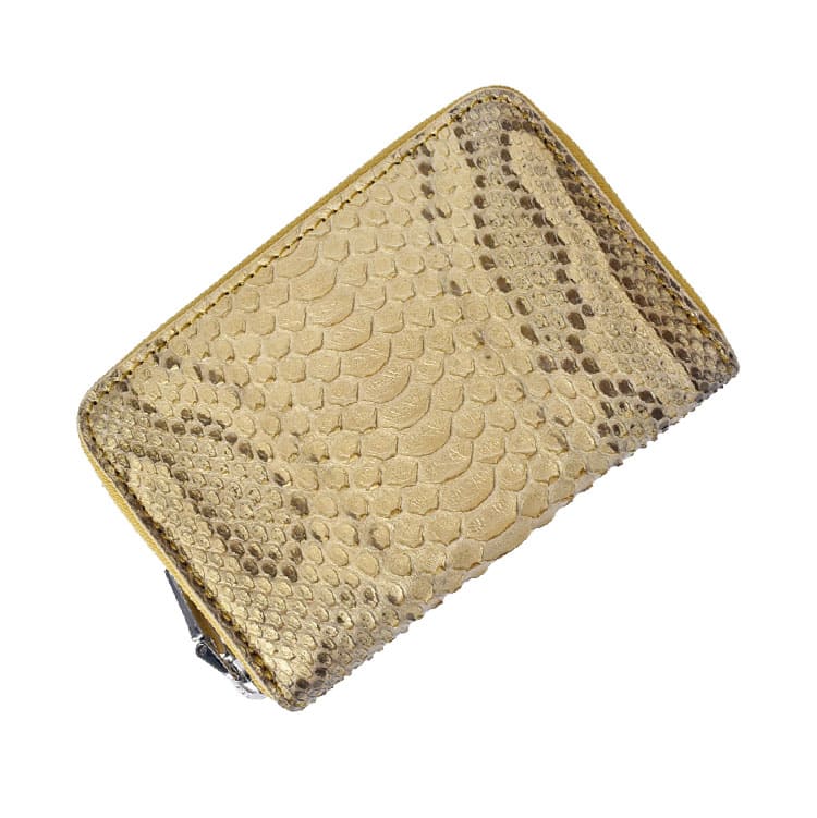 パイソン コインケース レディース メンズ 小銭入れ 蛇革 ラウンドファスナー 仕切り 本革 本物 定番 ヘビ ミニ財布 仕分け 小さめ 白 ホワイト ギフト 送料無料 |  | 07