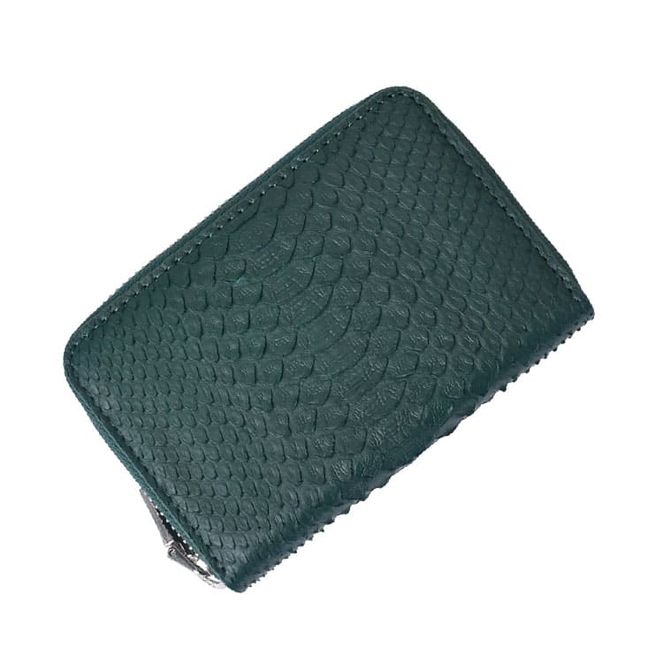 パイソン コインケース レディース メンズ 小銭入れ 蛇革 ラウンドファスナー 仕切り 本革 本物 定番 ヘビ ミニ財布 仕分け 小さめ 白 ホワイト ギフト 送料無料 |  | 02