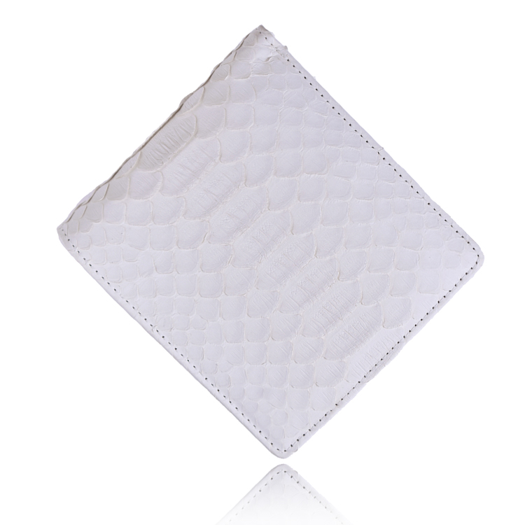 MGSABLE 蛇革 二つ折り財布 収納 金運祈願 開運アイテム ヘビ本革