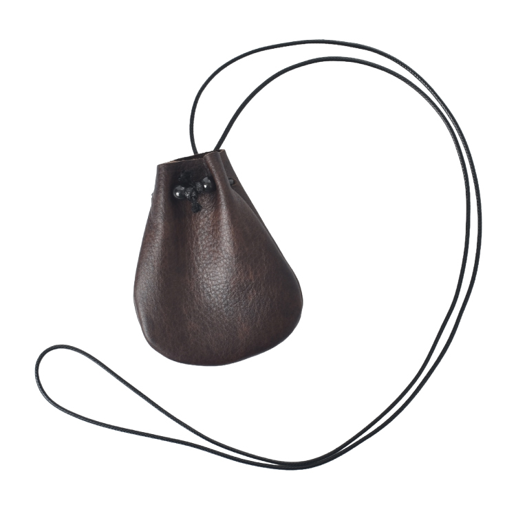 巾着 本革 ネックウォレット ミニポーチ 牛革 ネックポーチ メンズ レディース 日本製 手作り 首掛け 小銭入れ 軽量 コインケース レザー ギフト 送料無料 |  | 01