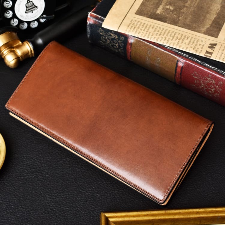 MGSABLE 長財布 メンズ 本革 札入れ 小銭入れ付 薄い ブランド ゴート