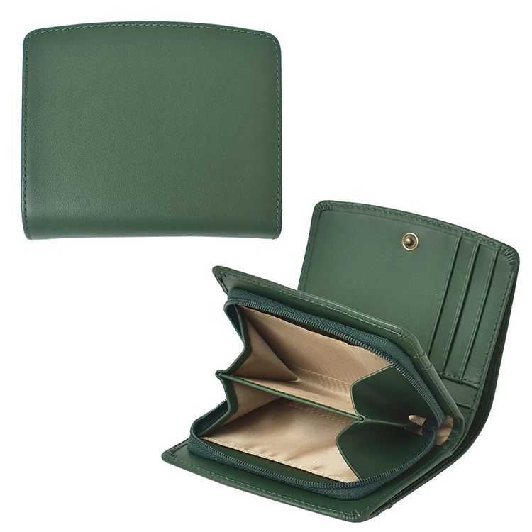 MGSABLE 二つ折り財布 レディース メンズ 折りたたみ 財布 本革