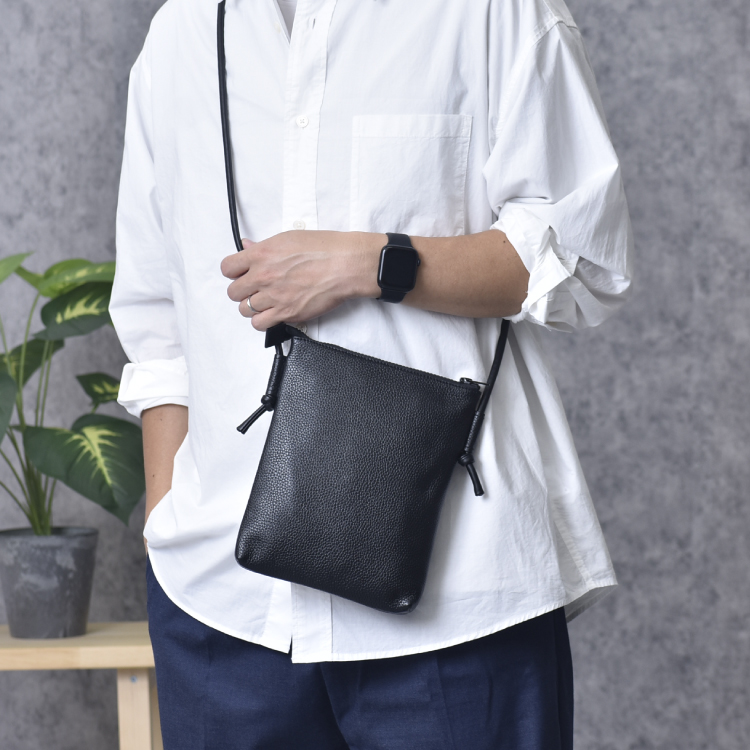 MGSABLE 本革 ポシェット メンズ サコッシュ ショルダーバッグ