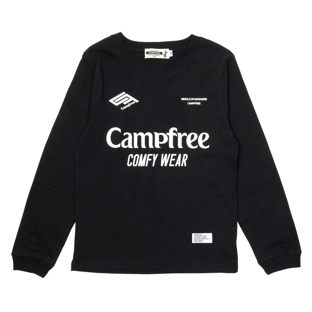 CAMPFREE コットンTシャツ ロンT ロングtシャツ ジュニア 袖プリント 長袖tシャツ 子供服 Tシャツ キッズ ジュニア ロングスリーブ  長袖Tシャツ : 10142 : M.H.A.style - 通販 - Yahoo!ショッピング