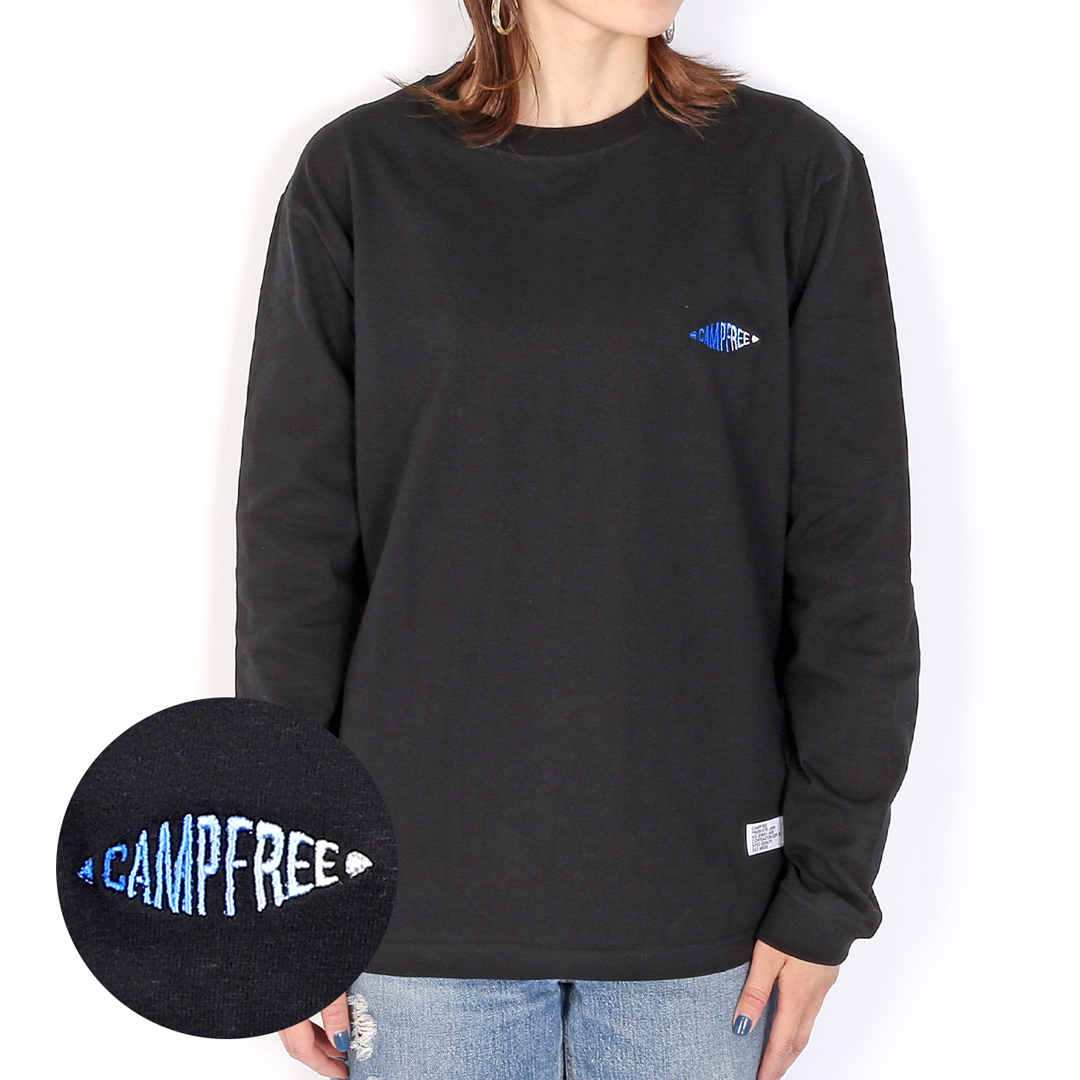 CAMPFREE ロンT メンズ レディース メンズtシャツ ロングtシャツ ティシャツ 長袖tシャ...